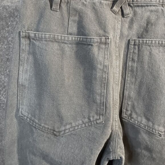 Alex Mill Womens  4 Black Recycled Denim Straight Leg - Picture 10 of 12